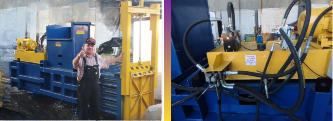 Prensa Enfardadeira Horizontal